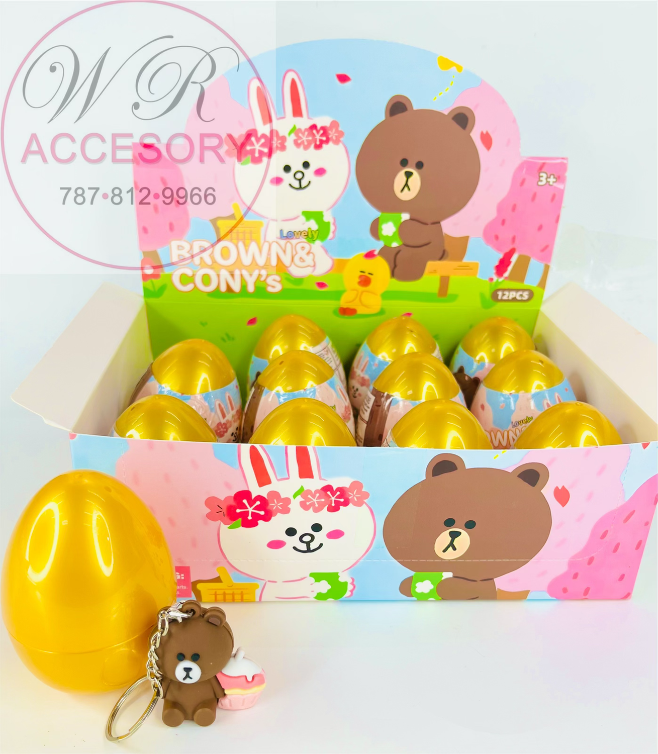 Knv Keychains KNV-8714 Surprise Keychain Egg