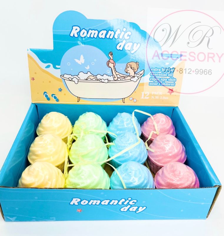 RCS -0356 Bath bomb cupcake 12 pcs
