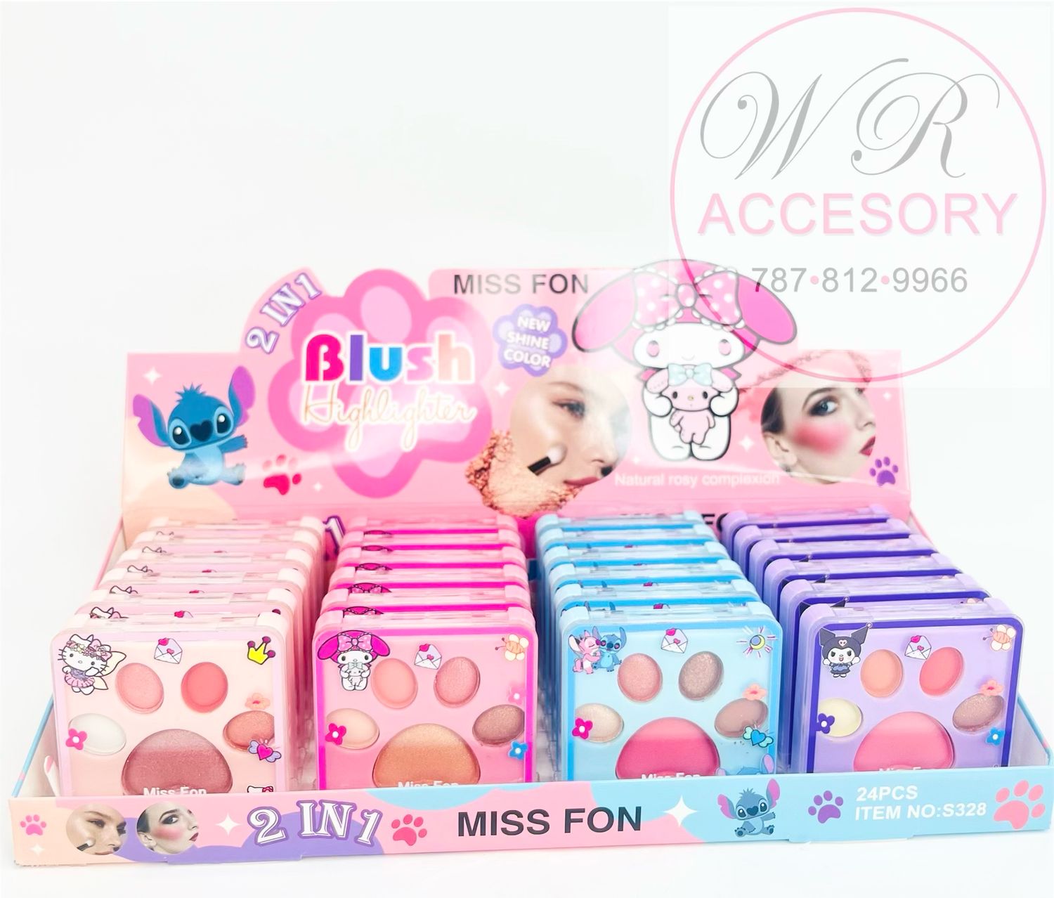 RCS -0378 BLUSH HIGHLIGHTER 24 pcs