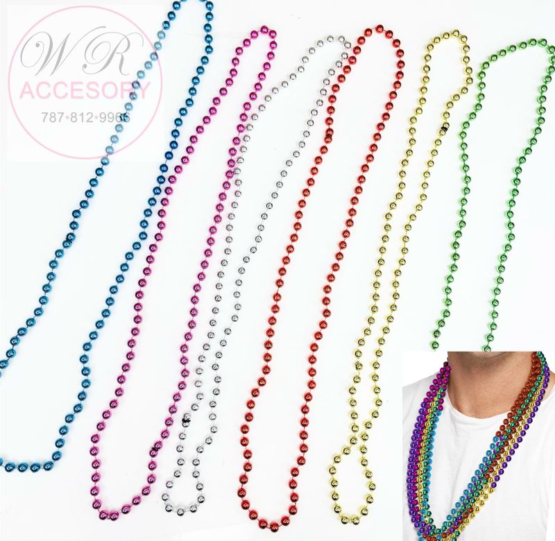 PNL7040RAIN Party Beads 2 packs of 6 pcs ea (12 total)