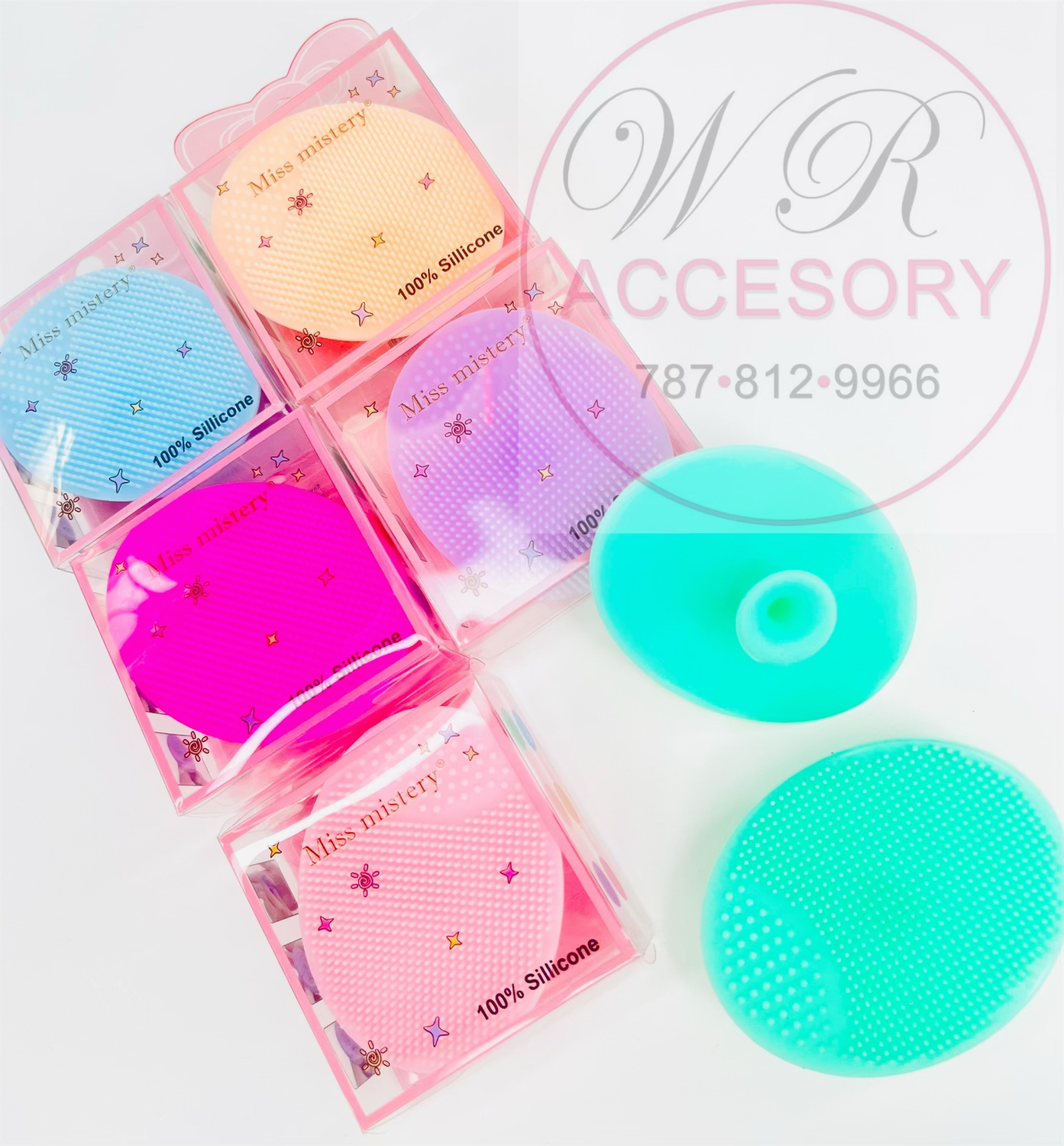 ETC-1762 Silicone facial cleansing pad