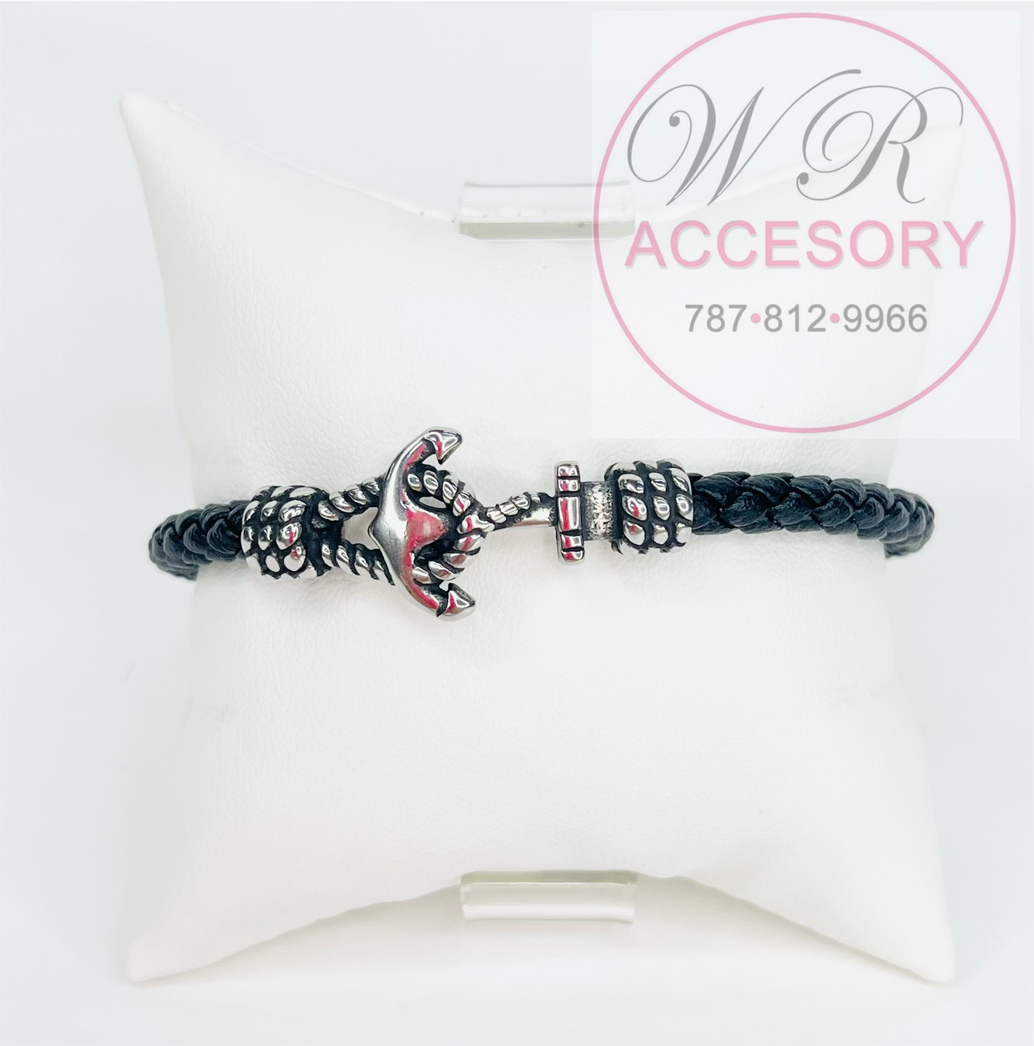 Pulsera stainless steel caballero #253