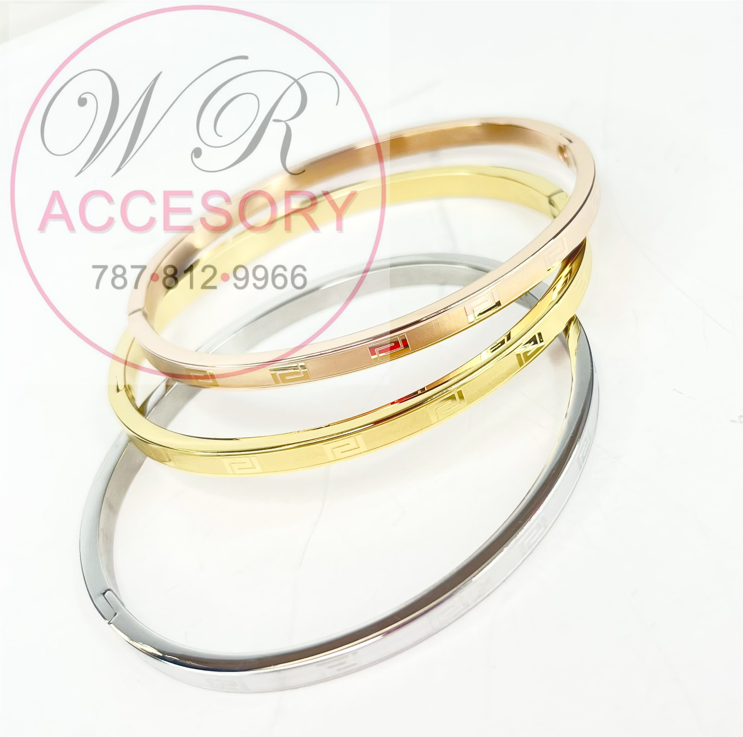 Pulsera s.s #645 (3pcs)