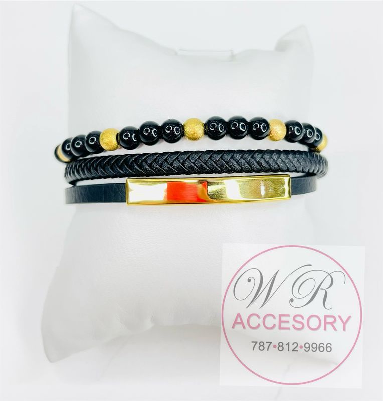 Pulsera stainless steel caballero #238