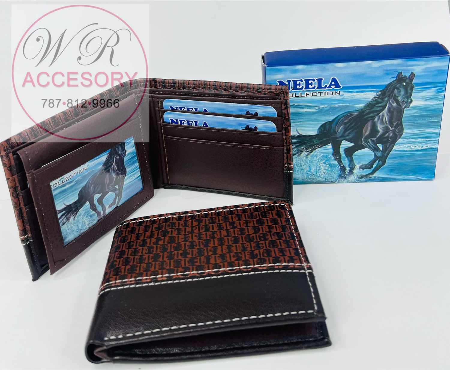 BRN-CHR WALLET DE CABALLERO