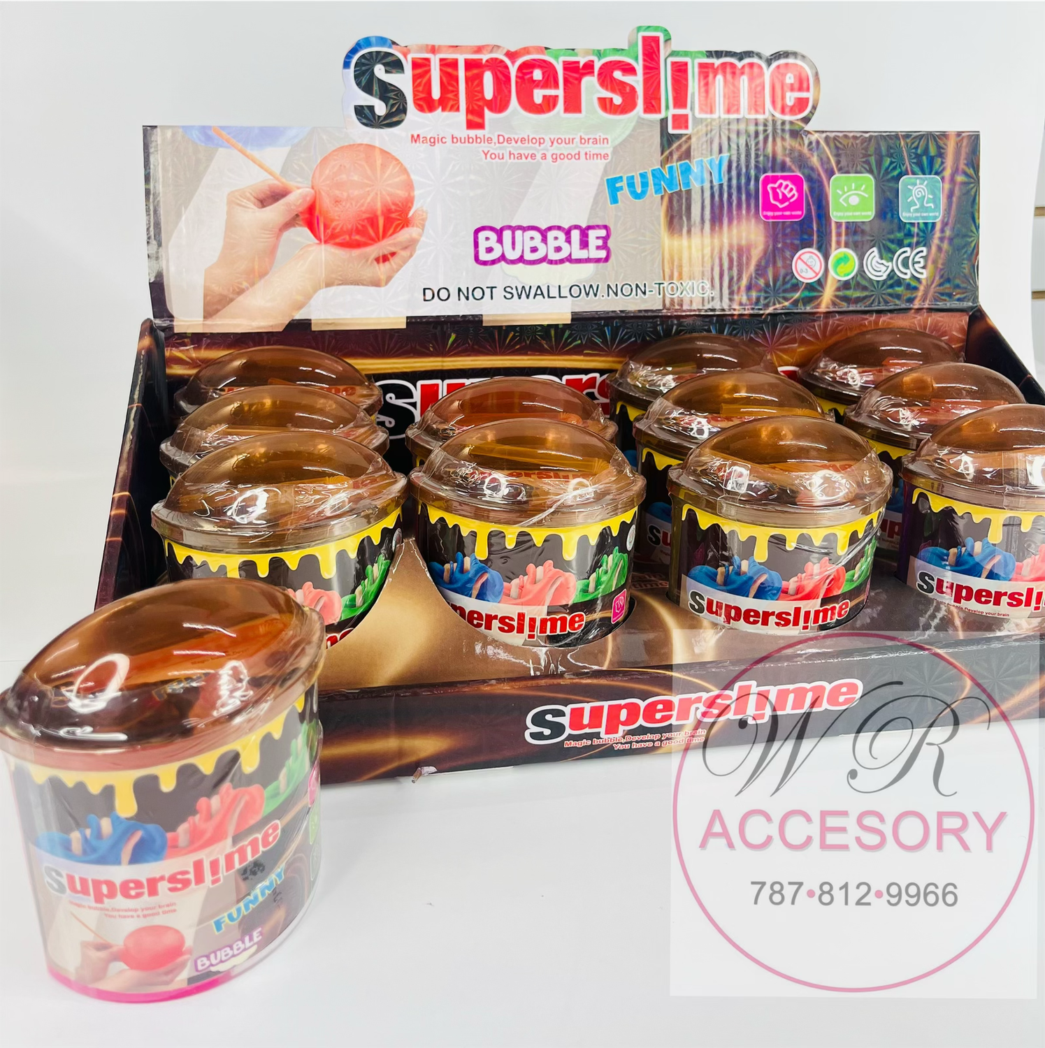 PTOY9706 súper slime (12Pcs)