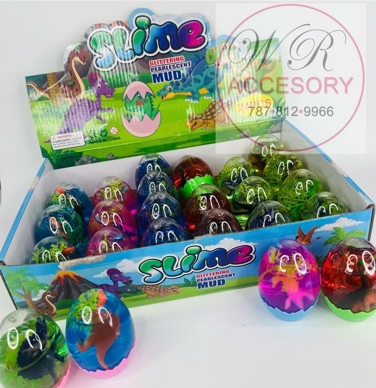 SNT -2068 slime glittering dinosaur (24 PCs) 