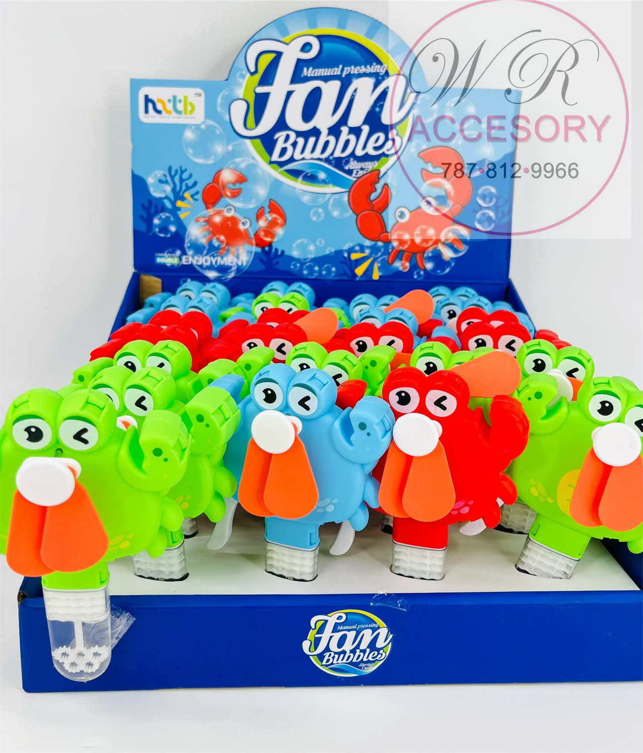 SNT-2019 fan bubbles cangrejos (24pcs)