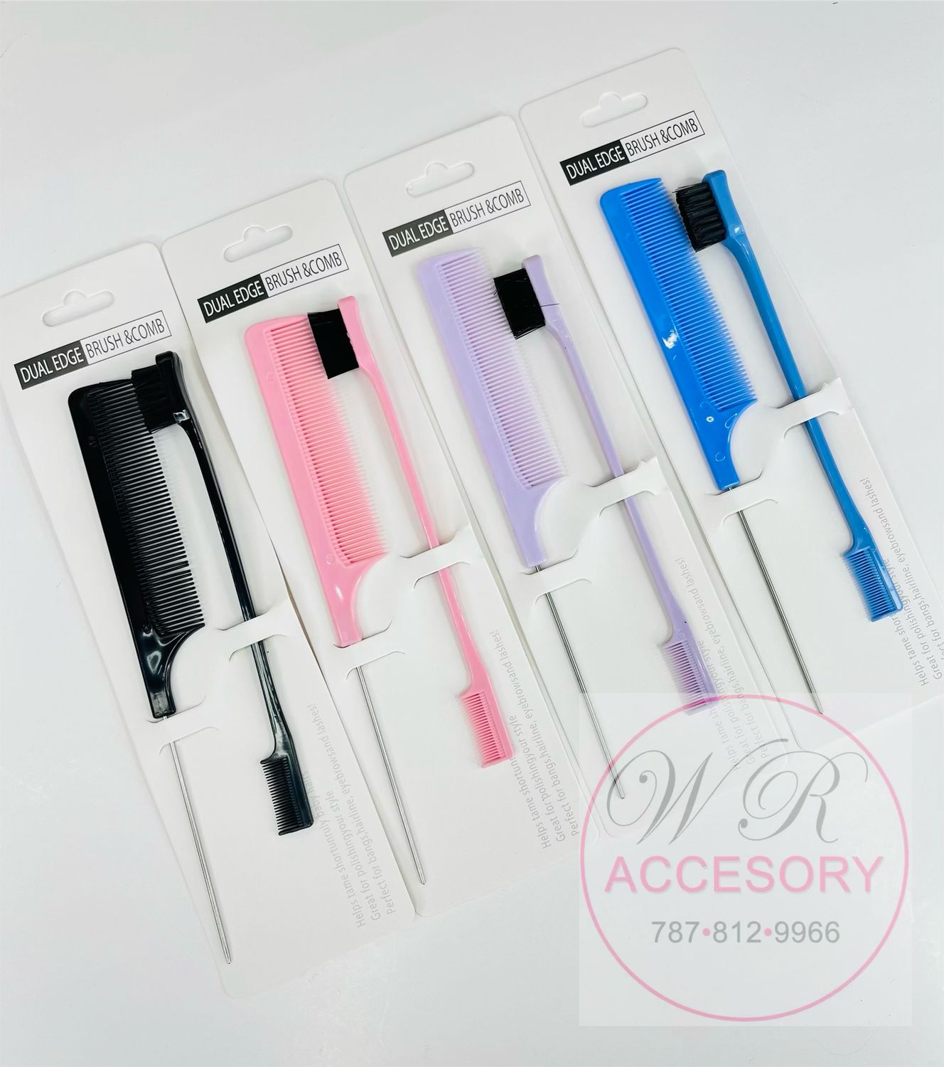 ETC-2666 dual edge brush y comb 