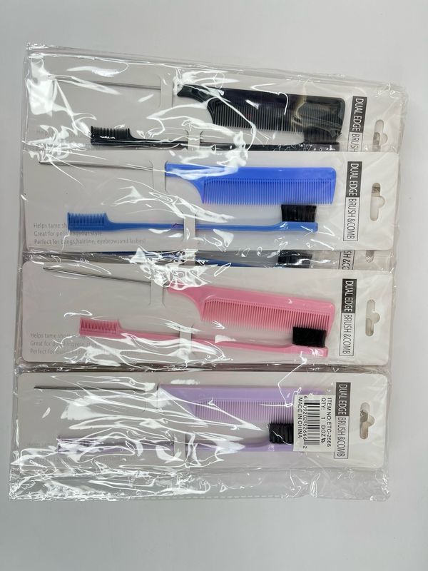ETC-2666 dual edge brush y comb 