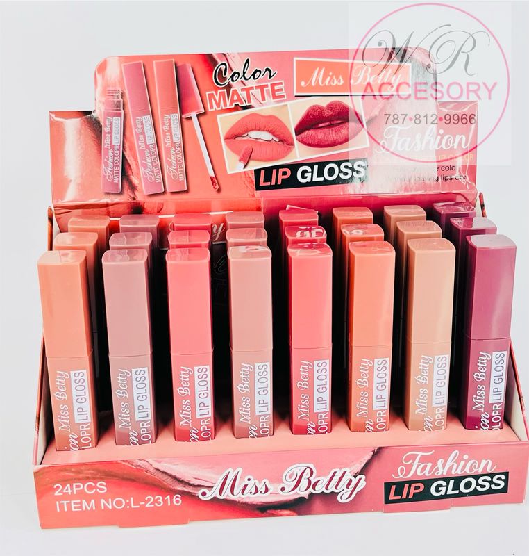 DNV-1704 lip gloss Matte 24 pcs 