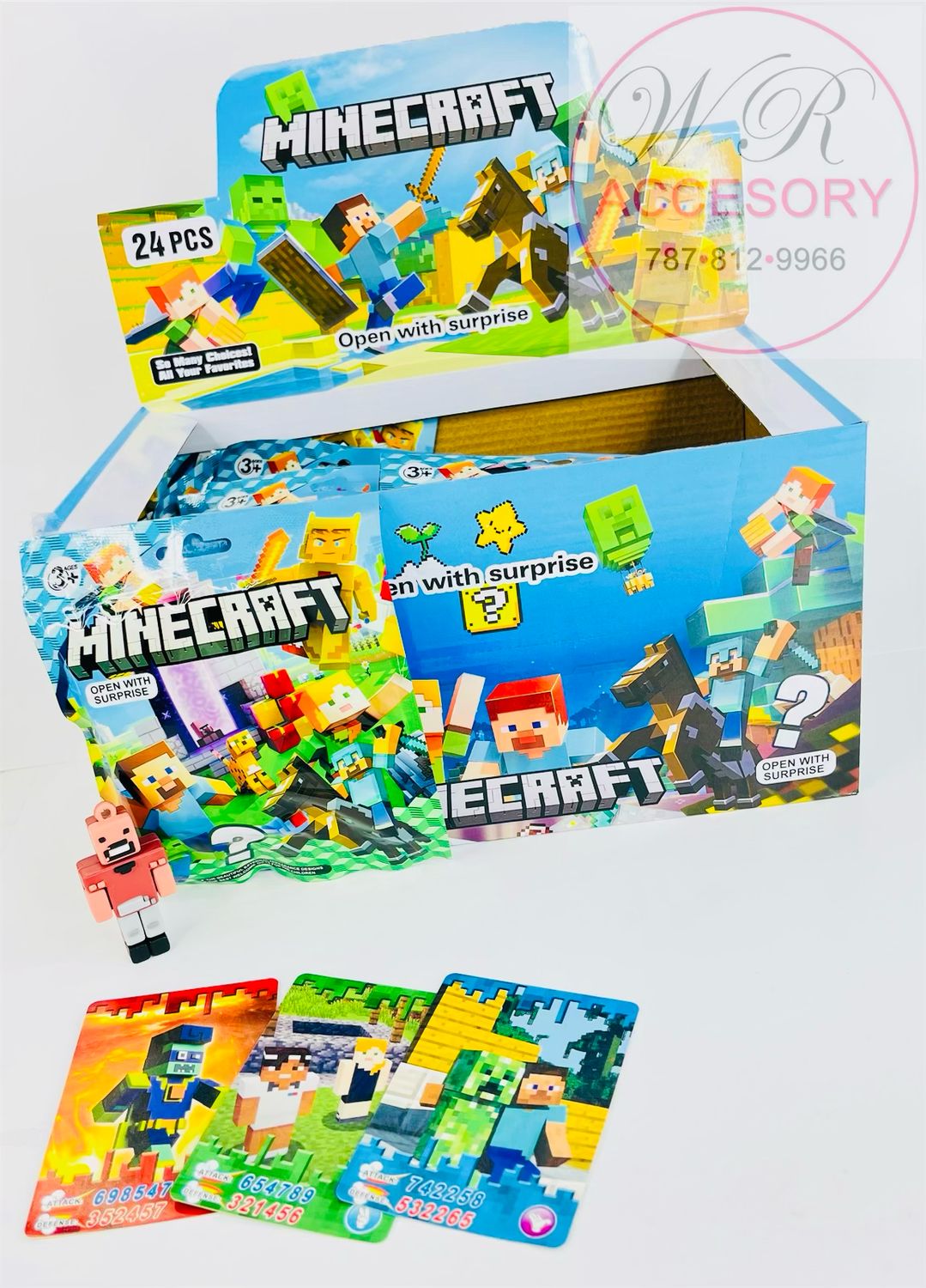 SNT-2100 bolsitas sorpresa minecraft  24 pcs 