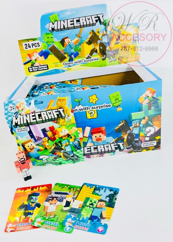 SNT-2100 bolsitas sorpresa minecraft  24 pcs 