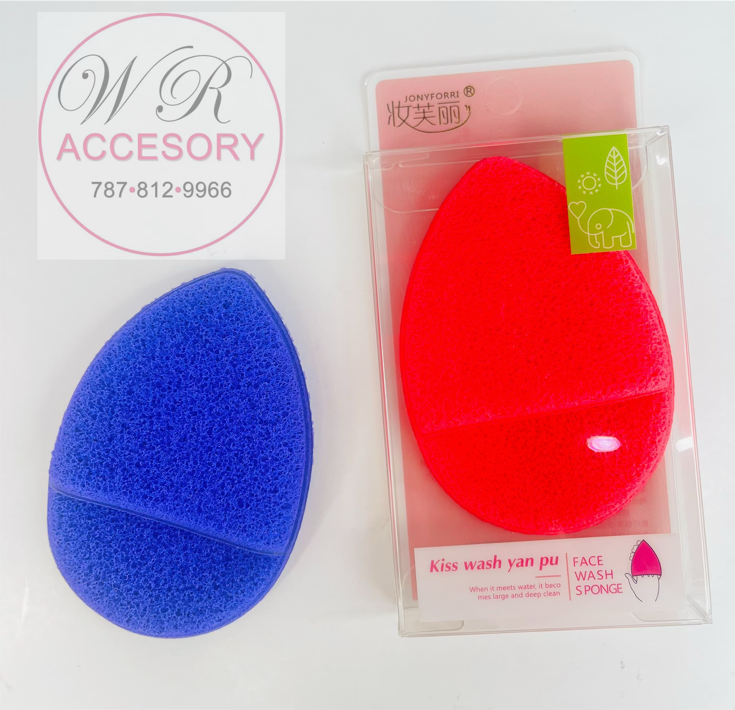 RNT-1255 face wash sponge 
