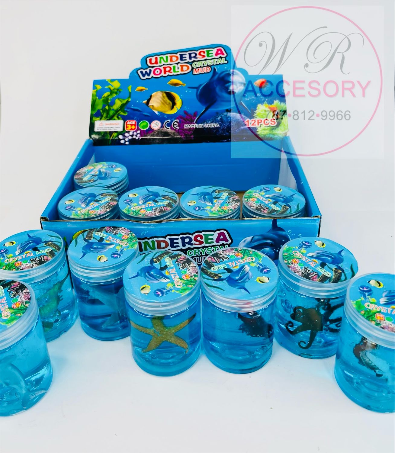 PTOY9906 slime undersea World 12 pcs