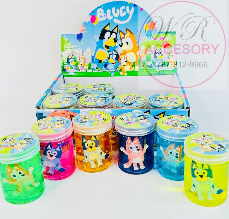 PTOY9907 slime bluey 12 pcs