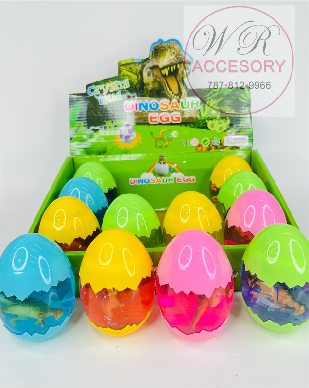 PTOY9902 dinosaur Egg slime 12 pcs