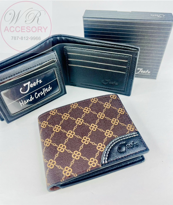 W-138 Brown Wallet de caballero 