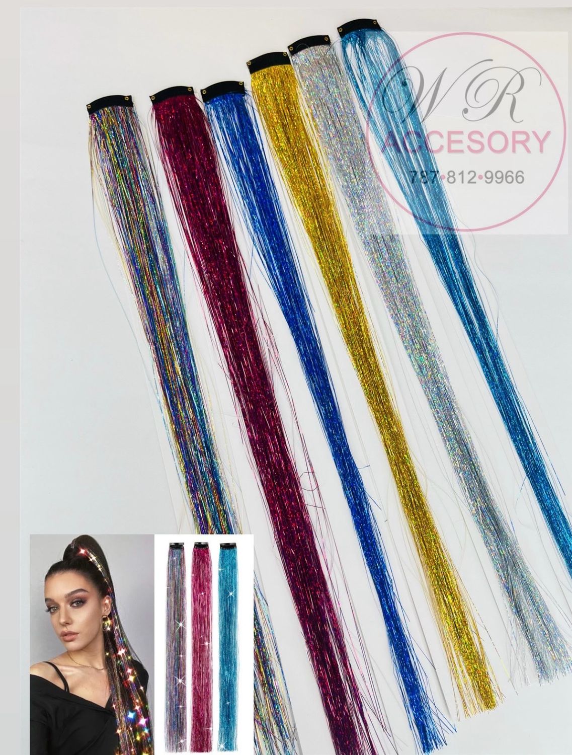 CL-4579 extensión de  clip brillo 