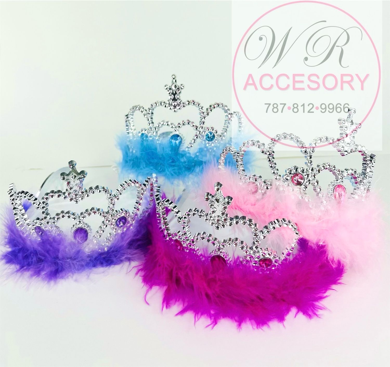 HL-1853 coronas de niñas 12 pcs 