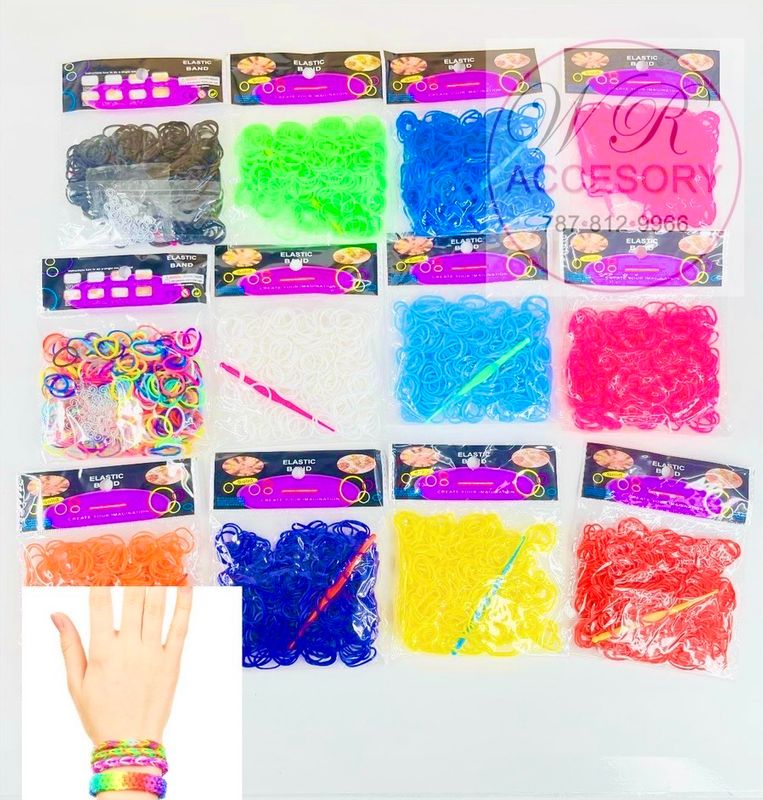 RBL-7876BT Elastic Band Bracelet Maker 12 pcs
