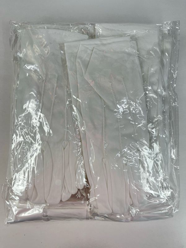 GL-132 Guantes de Tela Blanco 