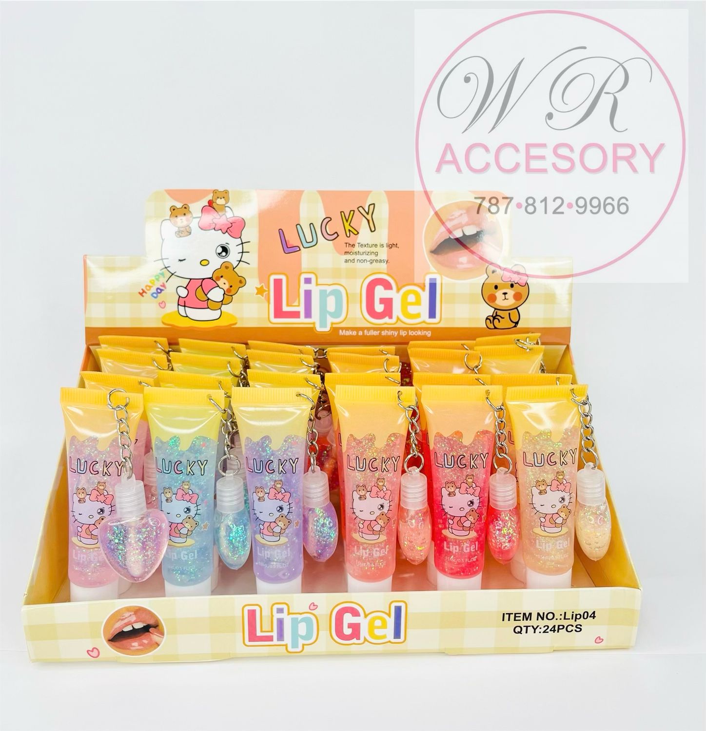 RCS -0485 Lip gel Kitty 24 pcs 