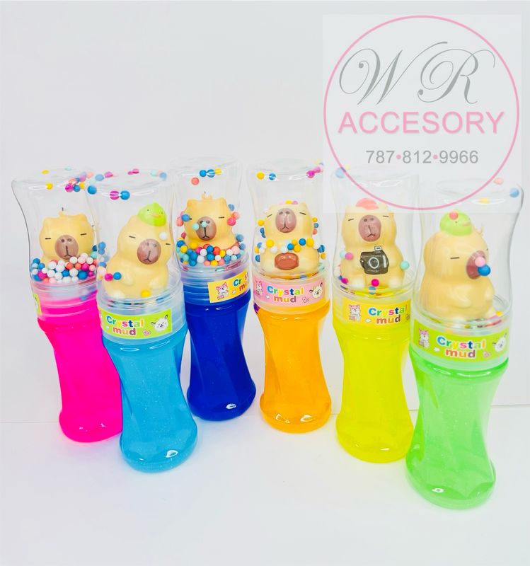 KNV-9306 slime capybara 6 pcs 