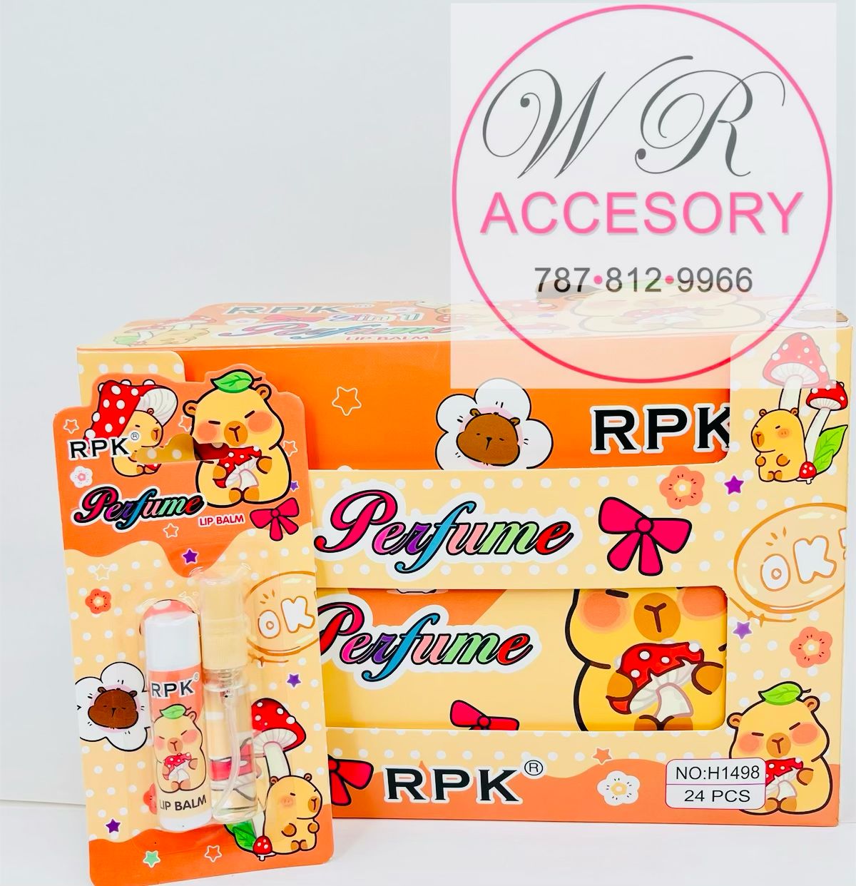 KNV-9672 Perfume + lip Balm 24 pcs 