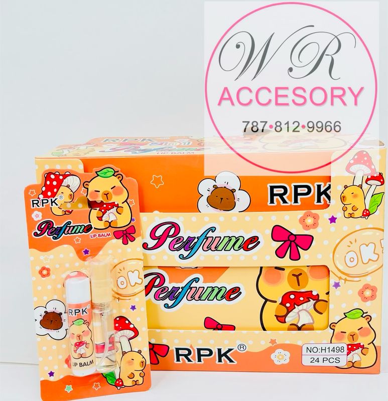 KNV-9672 Perfume + lip Balm 24 pcs 