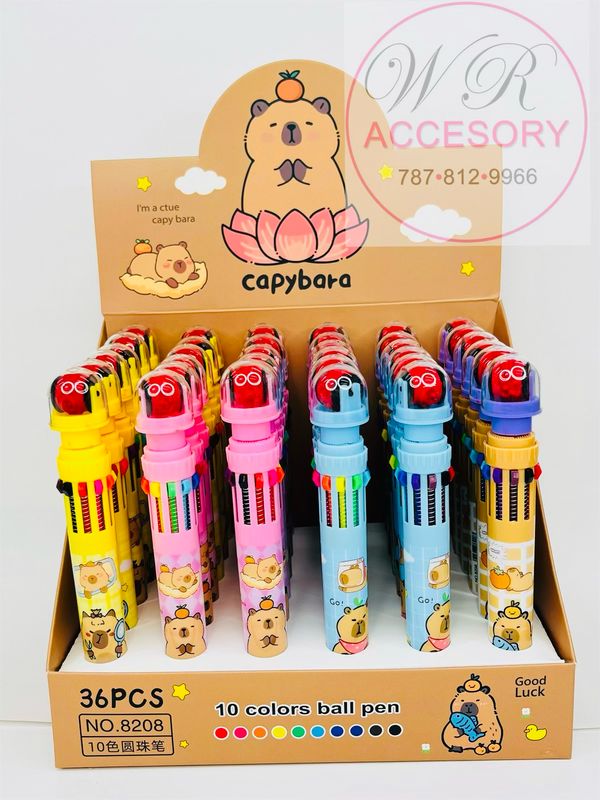 KNV-9327 bolígrafos 36 pcs capy bara