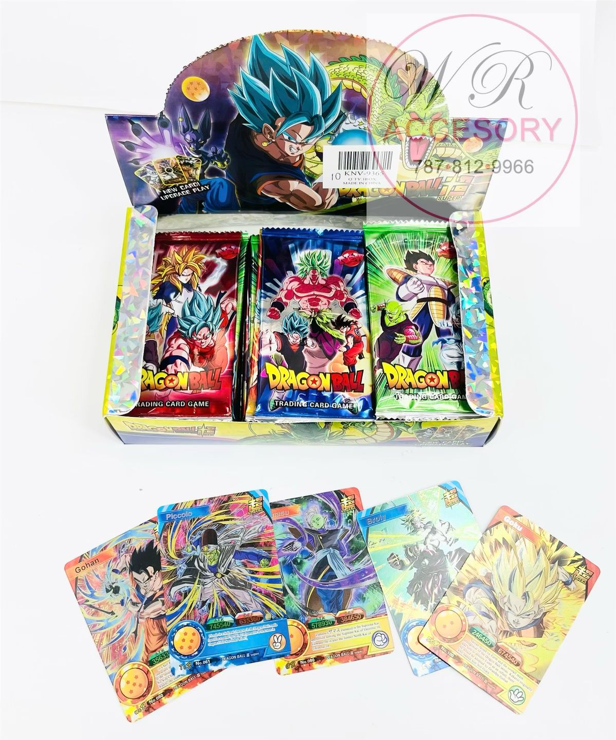KNV-9365 cartas dragón ball. 36 pcs