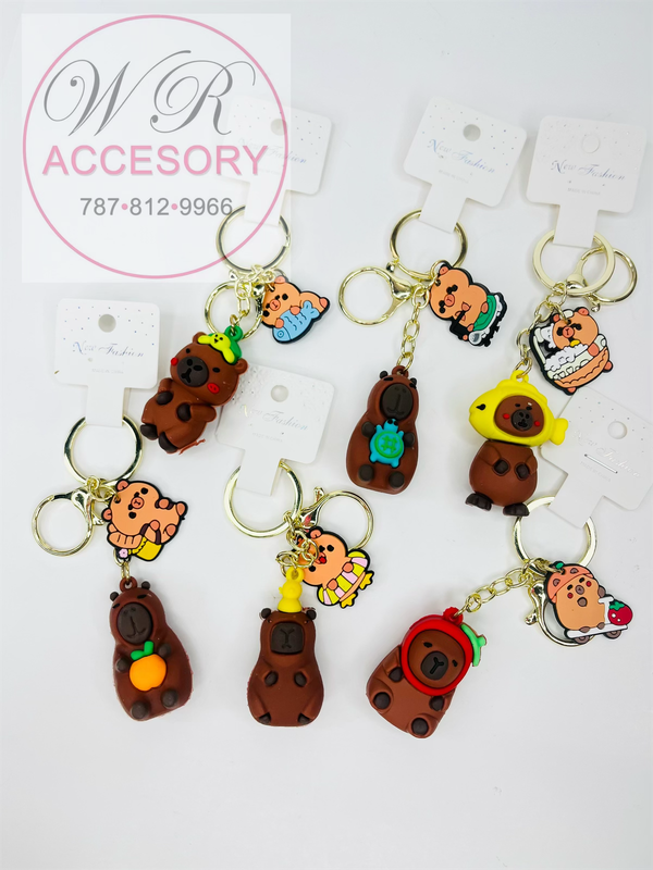KNV-9181 llaveros capybara 