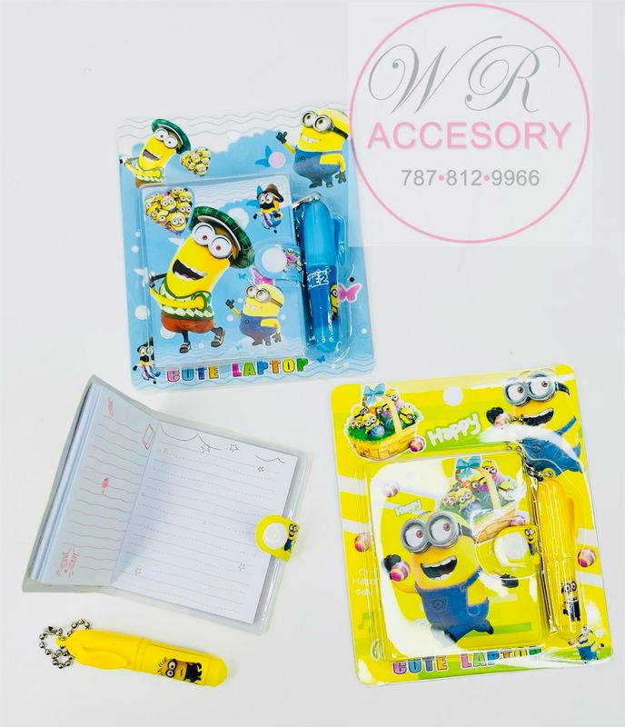 KNV-7107 mini libreta + mini bolígrafo 24 pcs