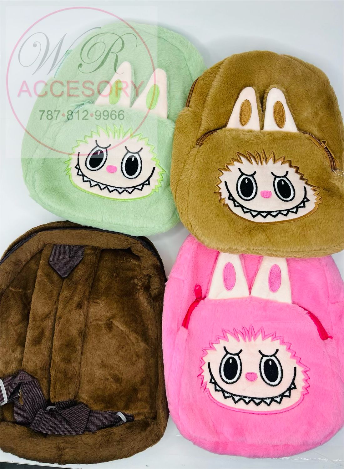 SBG-0076 Mochilas labubu  6 pcs 