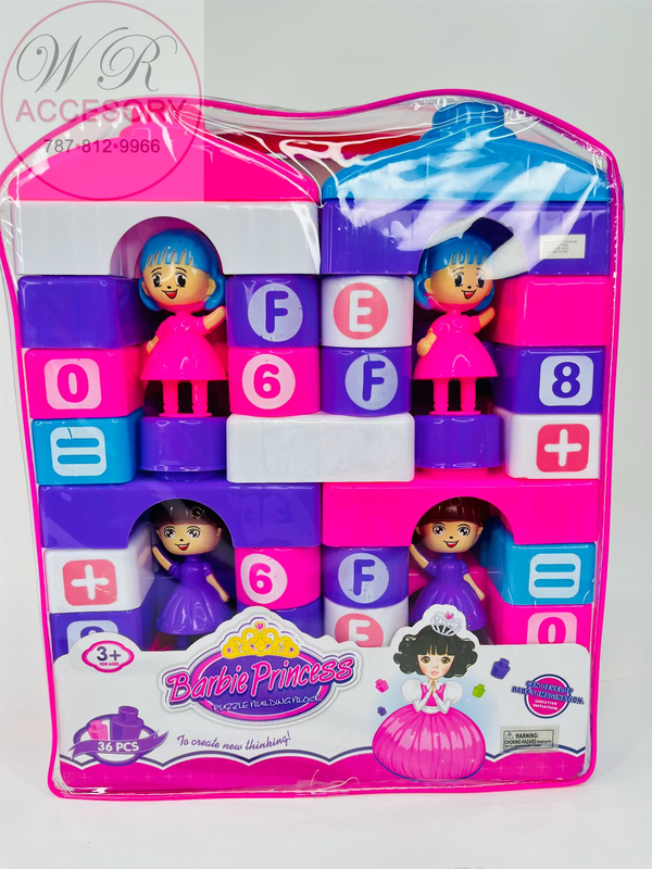 P-7308 Barbie Puzzle building block 
