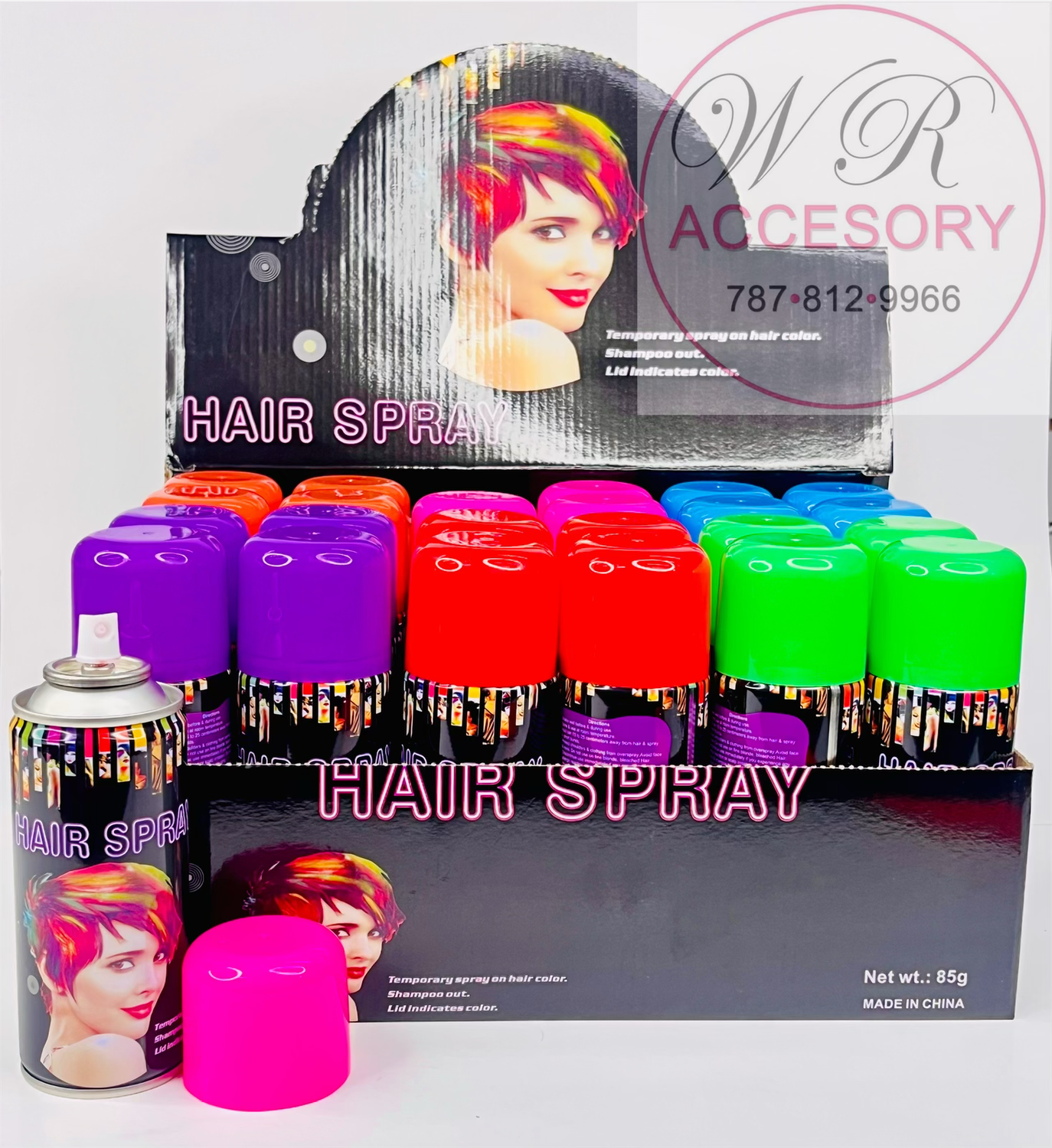 B8701 Hair Spray color 24pcs 