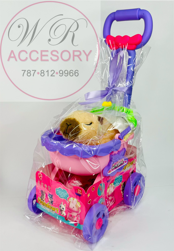 CH-135 handcart cute pets mini purple capibara 