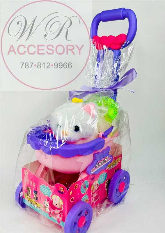 CH-131 handcart cute pets mini purple cats
