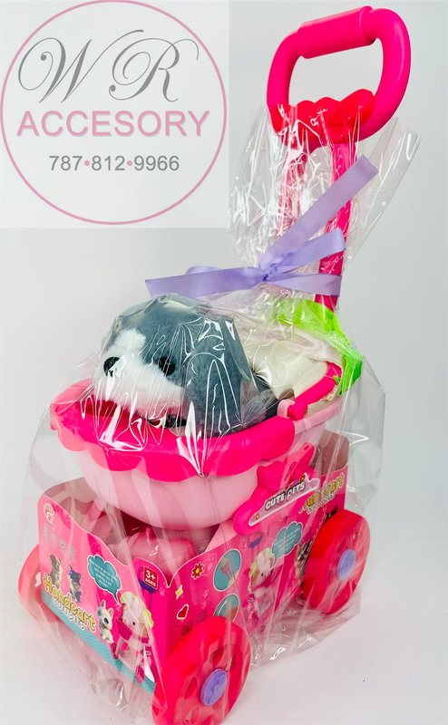 CH-133 handcart cute pets mini pink dog