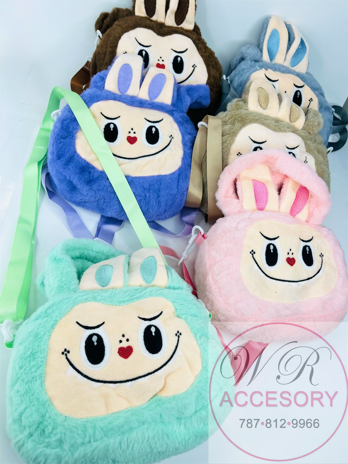 SBG-0077 Carteras Labubu 6 pcs