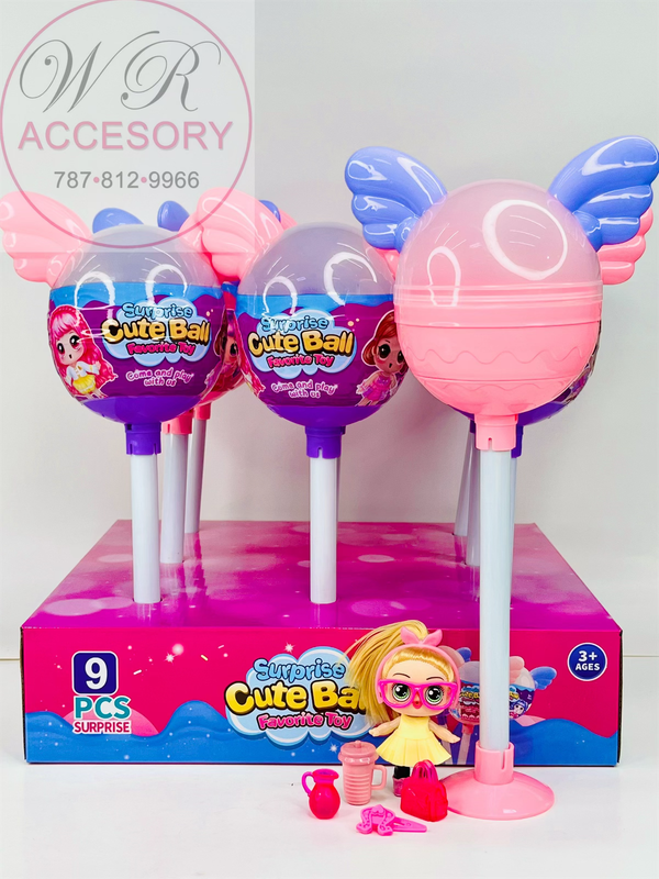 AS-10588 (k2833) Surprise Cute ball 9pcs 