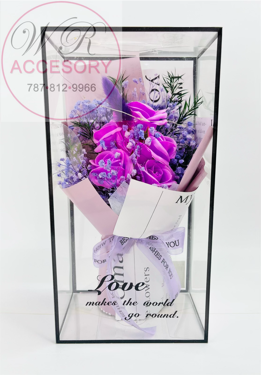 SLP-7448 Flower Arrangement 1 pcs Violet
