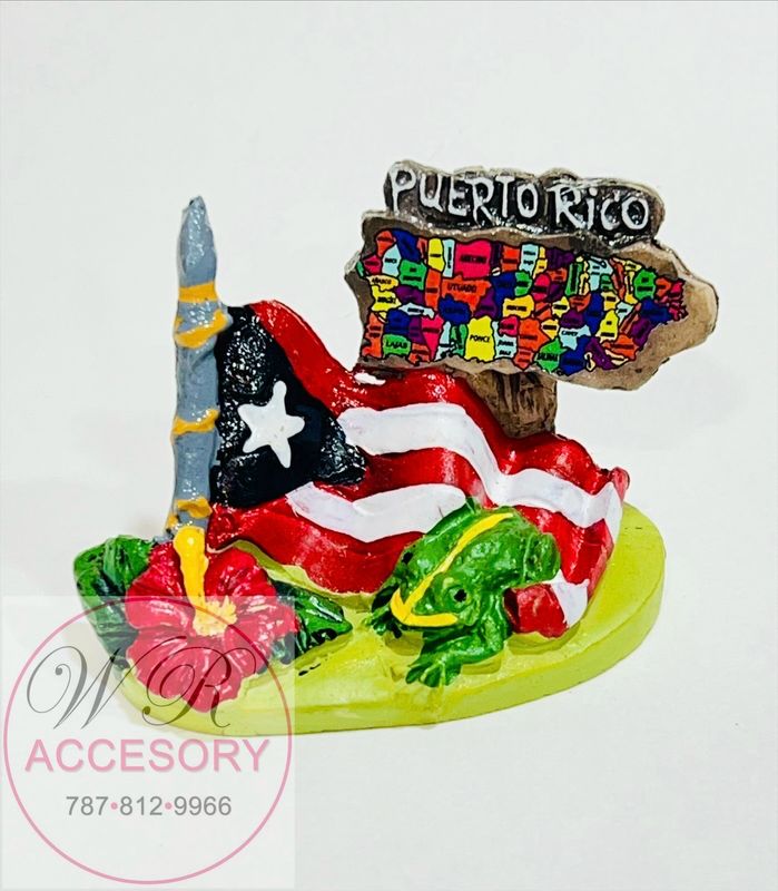 23033-1 Figura Bandera Mapa 1.5” 