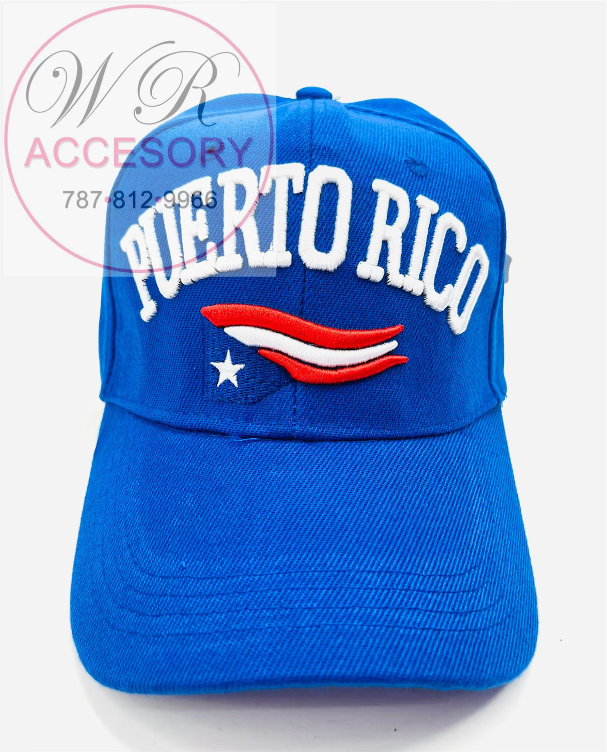 HBQ-4371/Gorra PR Azul 