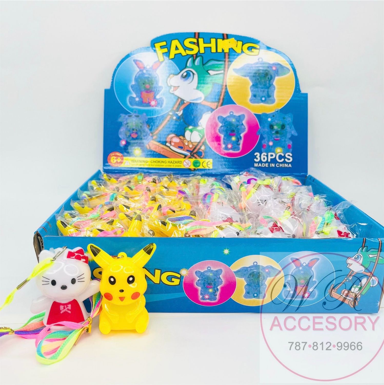 KNV-8226  Collar con luces 36 pcs