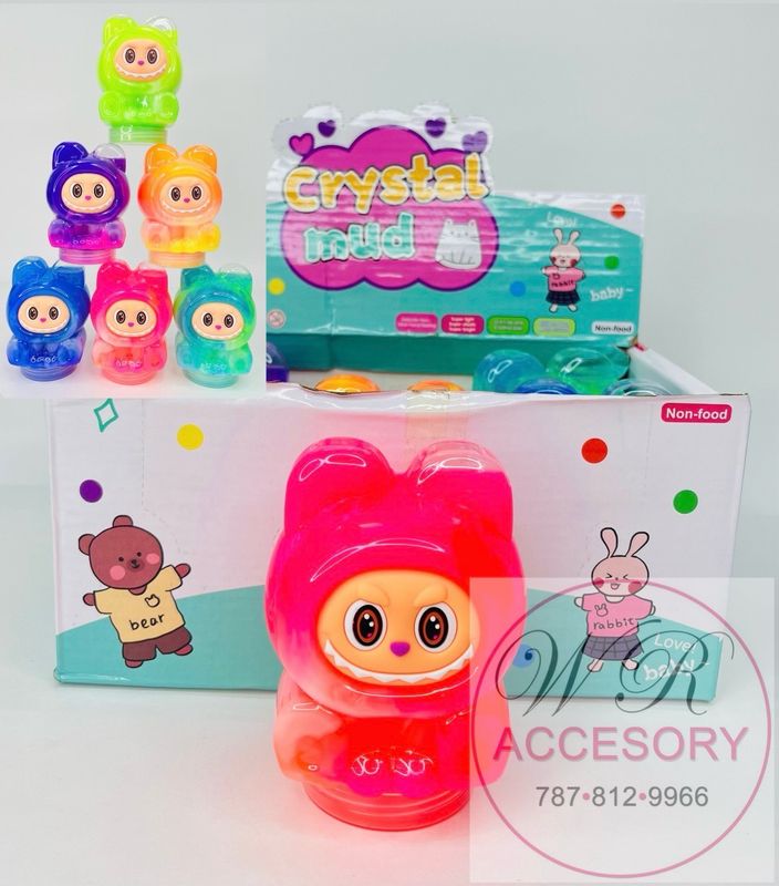 KNV-9547 Slime Labubu 6 pcs