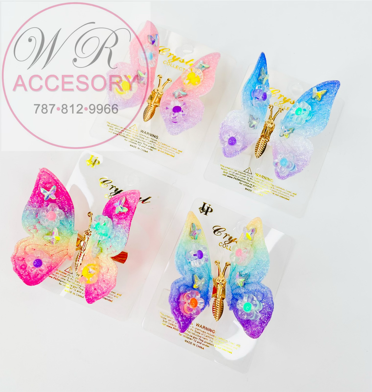 YCP-3710 Hebillas de Mariposas 