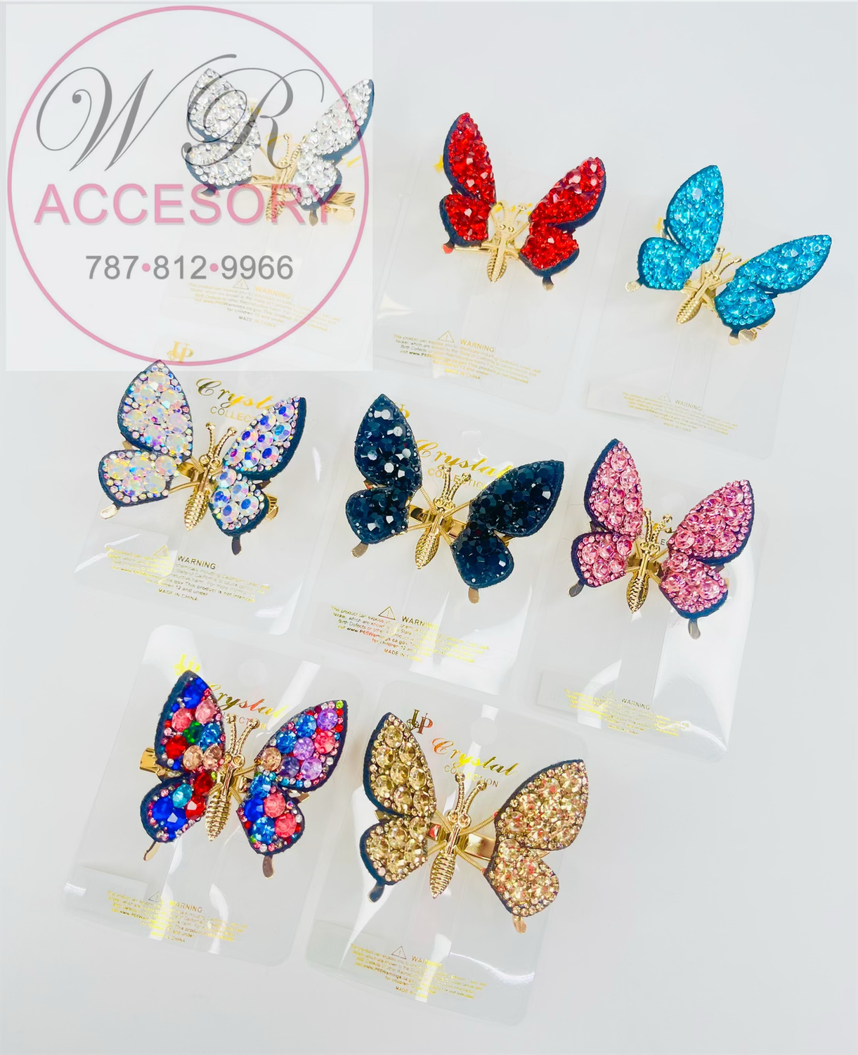 YCP-3713 Hebillas de Mariposas 