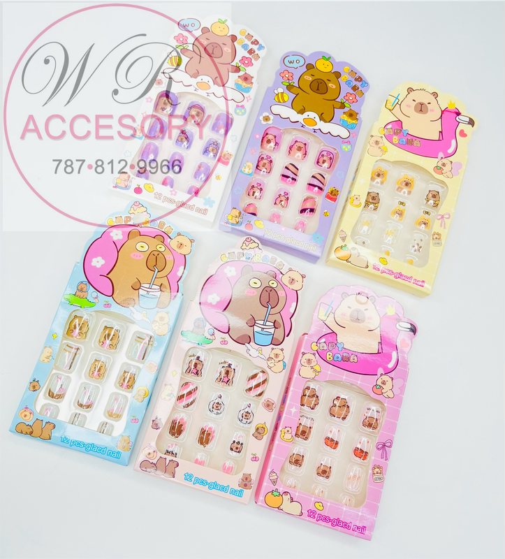 KNV-9243 Press On Nails Capybara 